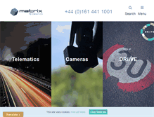 Tablet Screenshot of matrixtelematics.com